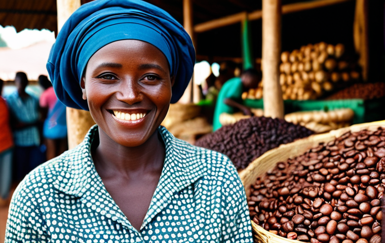 르완다에서의 지역 시장 탐방 - **
"A vibrant local market in Rwanda, overflowing with colorful textiles, fresh produce, and friend... 르완다에서의 지역 시장 탐방 - **
"A vibrant local market in Rwanda, overflowing with colorful textiles, fresh produce, and friend...