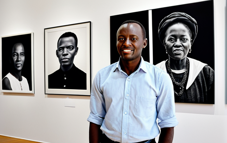 르완다에서의 지역 예술 전시 - Traditional Weaving Meets Modern Art**
"A Rwandan artist, fully clothed in modest attire, creating ... 르완다에서의 지역 예술 전시 - Traditional Weaving Meets Modern Art**
"A Rwandan artist, fully clothed in modest attire, creating ...