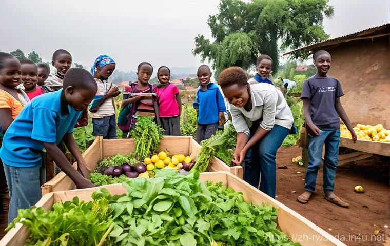 르완다의 도시 농업 - **Prompt:** A modern, high-tech urban farm in Kigali, showcasing innovative planting techniques and ... 르완다의 도시 농업 - **Prompt:** A modern, high-tech urban farm in Kigali, showcasing innovative planting techniques and ...