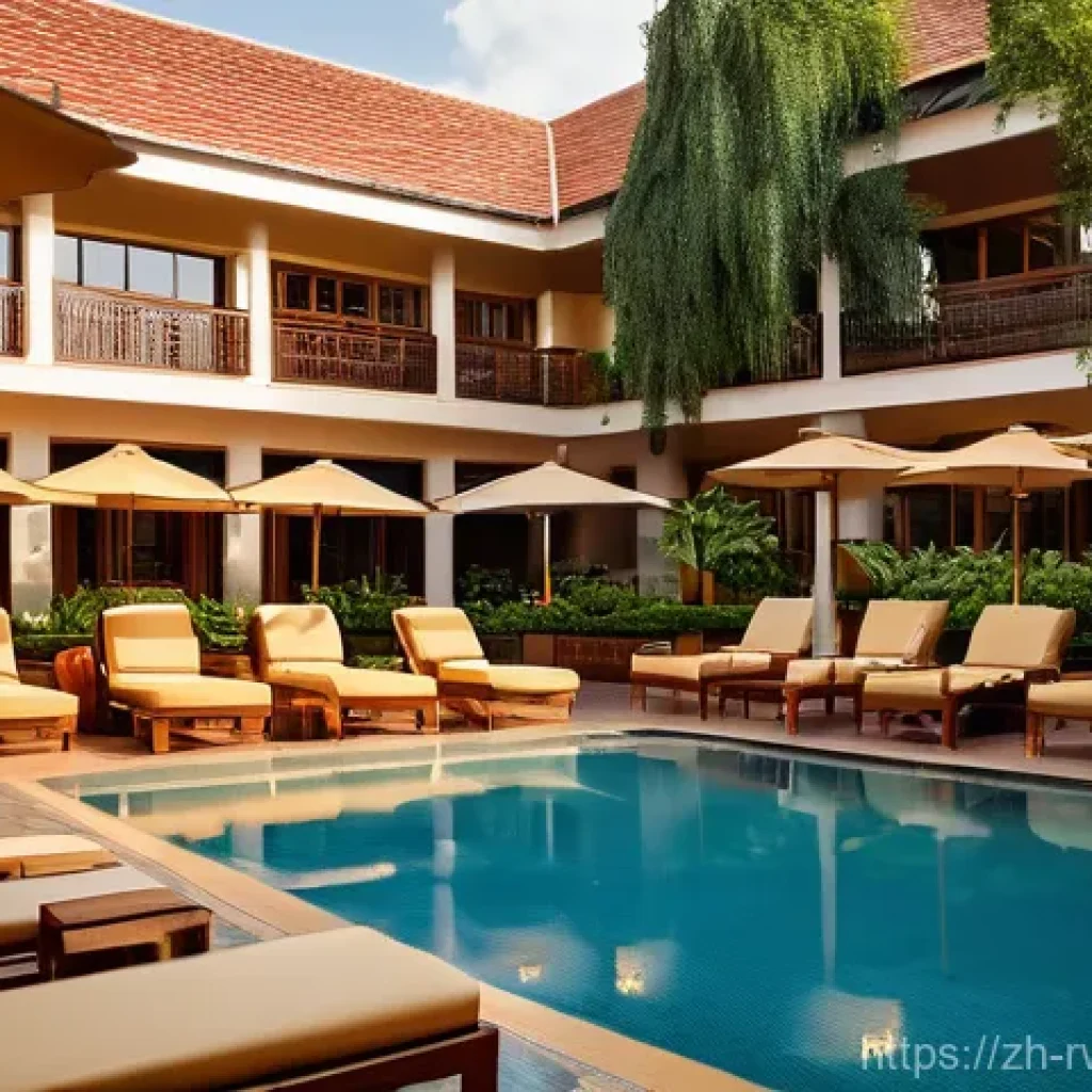 르완다의 주요 비즈니스 호텔 - **Prompt 1: "Luxury Serenity at Kigali Serena Hotel"**
A wide-angle, luxurious and elegant shot ...