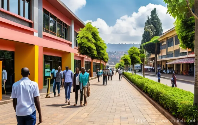 르완다와 나이지리아 비교 - **Prompt for Rwanda: "The Digital Heart of Africa"**
    A vibrant and pristine urban street scene i...