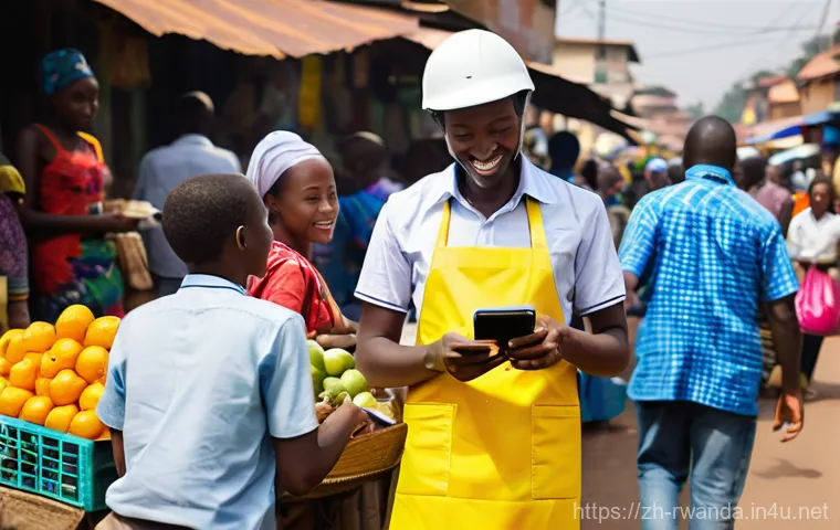 르완다에서의 은행 시스템 - Prompt 1: The Vibrant Heart of Kigali's Cashless Life** 르완다에서의 은행 시스템 - Prompt 1: The Vibrant Heart of Kigali's Cashless Life**