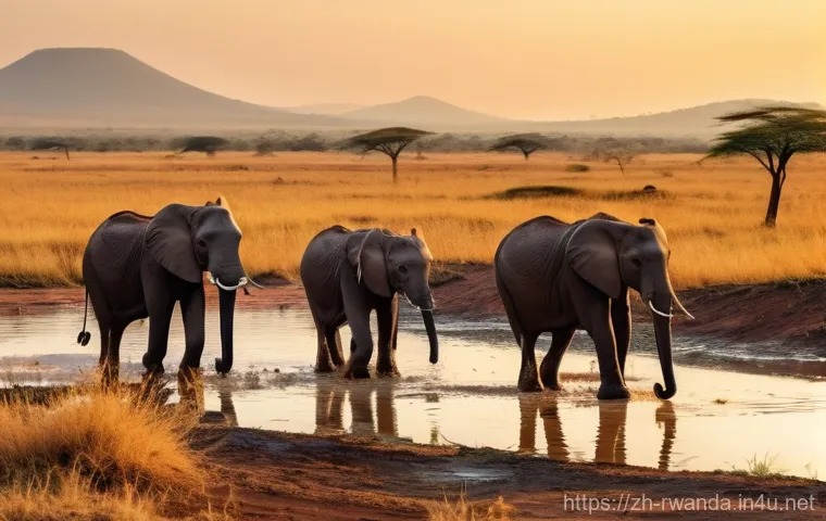 르완다의 주요 공원 - A breathtaking view from a high canopy walkway suspended over the ancient tropical rainforest of Nyu... 르완다의 주요 공원 - A breathtaking view from a high canopy walkway suspended over the ancient tropical rainforest of Nyu...
