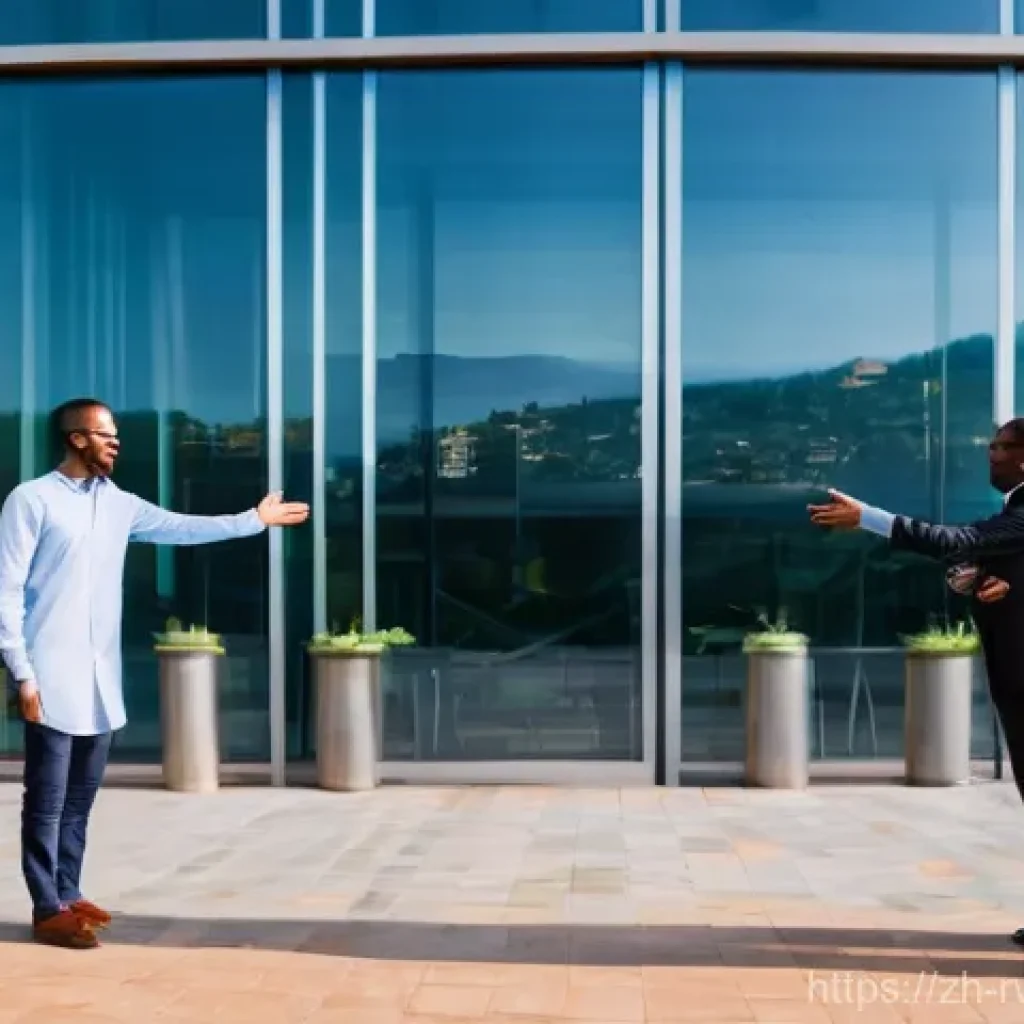 르완다의 창업 생태계 - **Prompt:** "A vibrant, panoramic view of a modern Kigali cityscape at dawn, with contemporary archi...