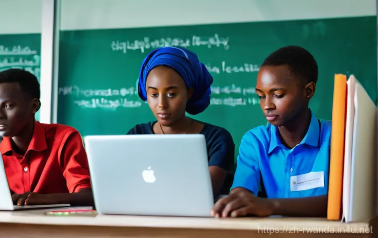 르완다의 창업 생태계 - **Prompt:** "A dynamic and collaborative scene set within a high-tech innovation hub in Kigali. Youn...