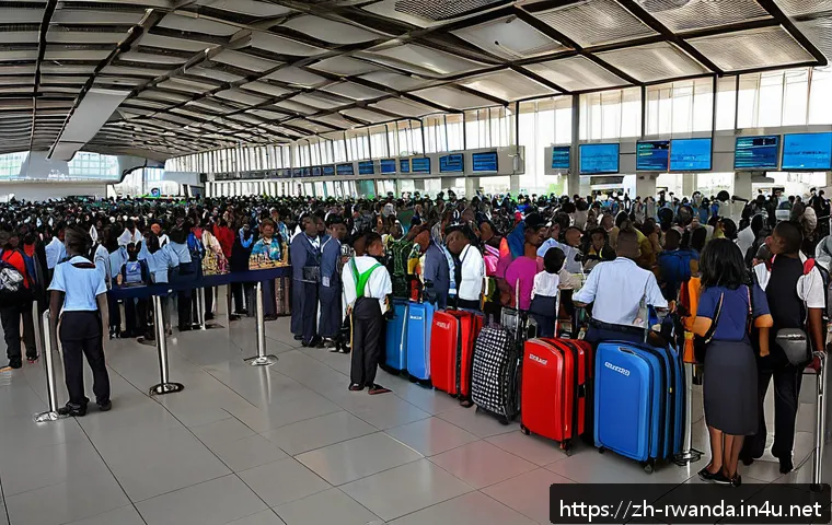 르완다 공항 도착 절차 관련 이미지 1